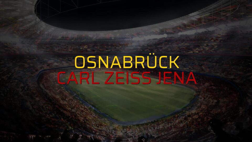 Osnabrück - Carl Zeiss Jena düellosu