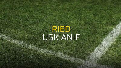 Ried - USK Anif maçı istatistikleri