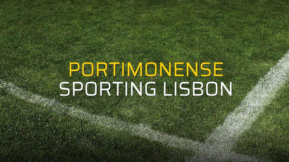 Portimonense - Sporting Lisbon maçı rakamları