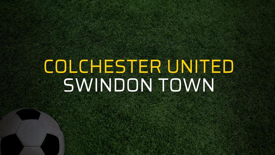 Colchester United - Swindon Town maçı heyecanı