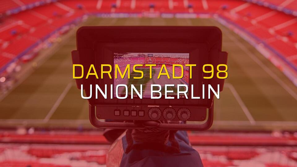 Darmstadt 98 - Union Berlin düellosu