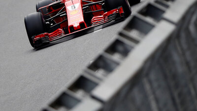 Bakü'de pole pozisyonu Vettel'in