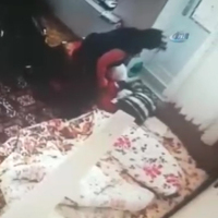 Şüphelendi, kamera görüntülerine bakınca korkunç manzarayla karşılaştı!