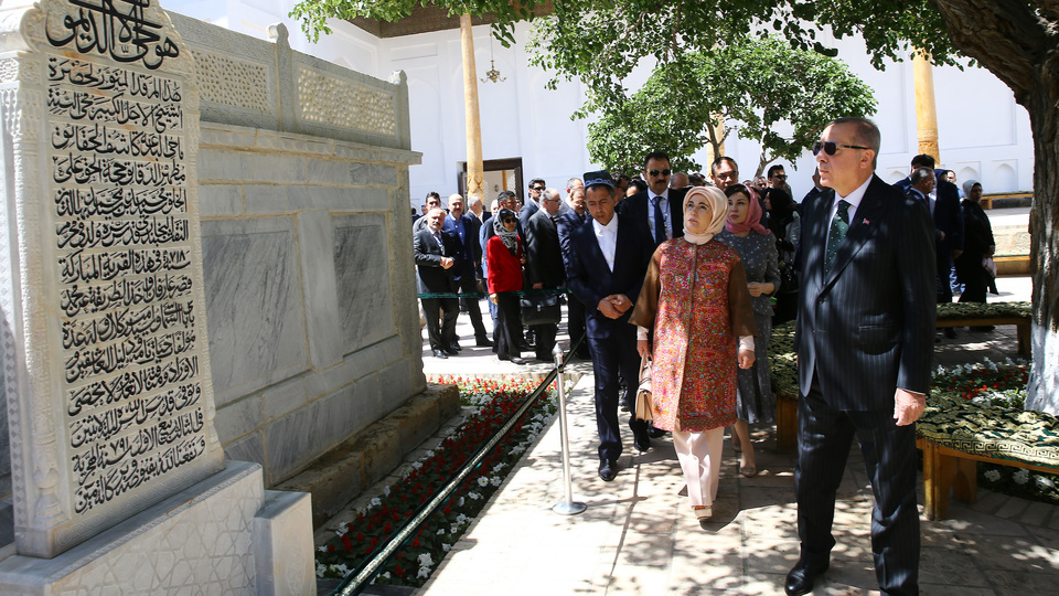 Cumhurbaşkanı Erdoğan Buhara'da