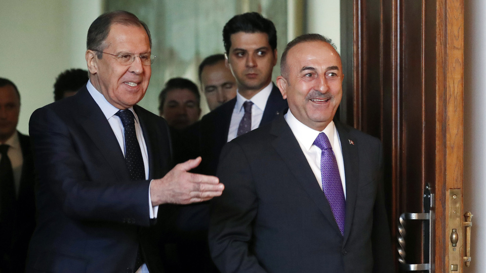 Çavuşoğlu, Lavrov ile Suriye'yi görüştü
