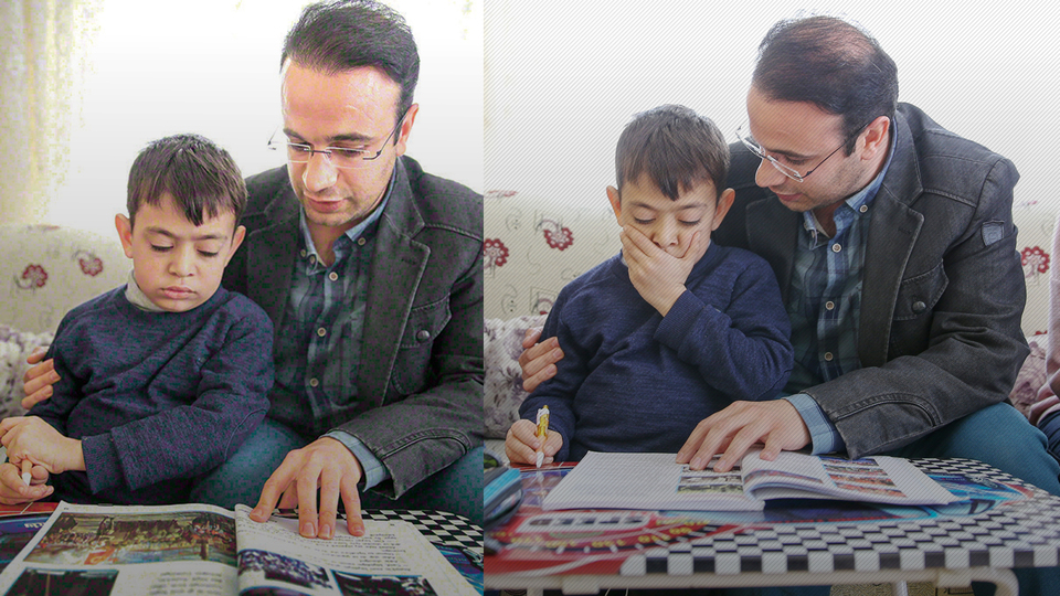 Diyalize giren öğrencisine eğitimi götürdü