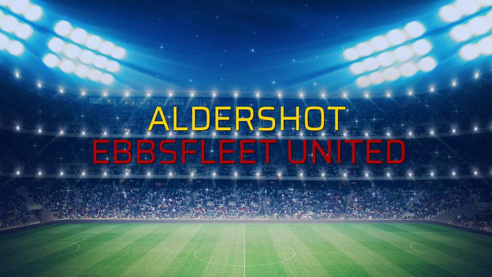 Aldershot - Ebbsfleet United maçı heyecanı