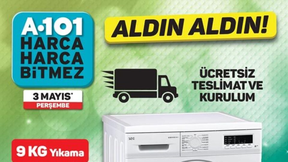 A101 3 Mayıs Perşembe Aktüel ürünler kataloğu!