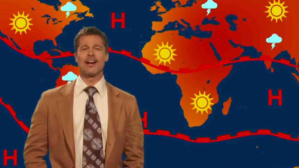 Esprili meteorolog Brad Pitt