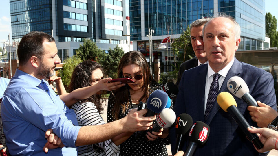 CHP'nin adayı olduğu söylenen İnce'den açıklama