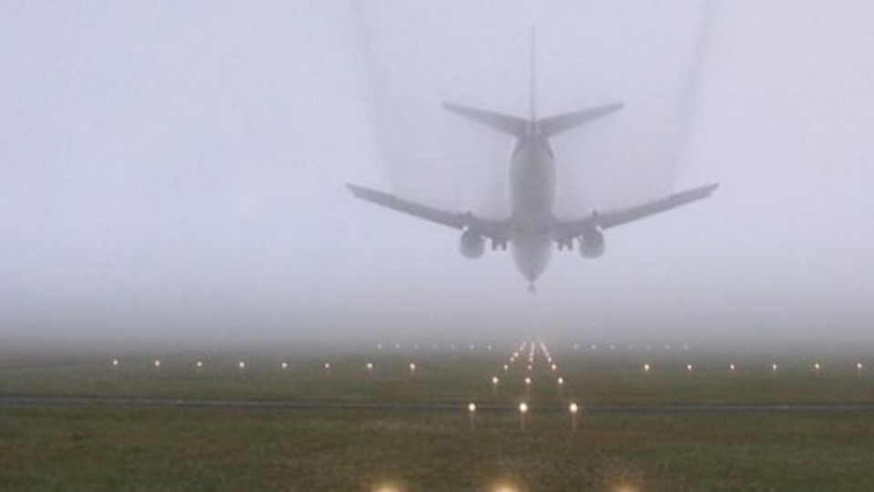 Trabzon'da havayolu ulaşımına sis engeli