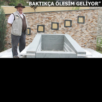 Ünlü oyuncu kendisine mezar yaptırdı