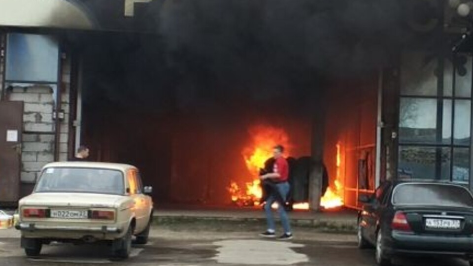 Rusya'da AVM'de yangın