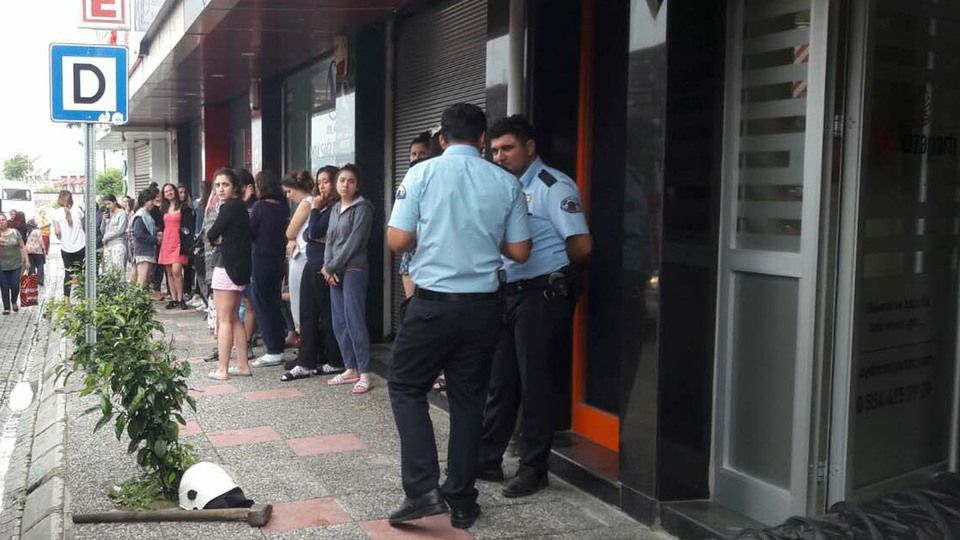 Öğrenci apartında panik anları