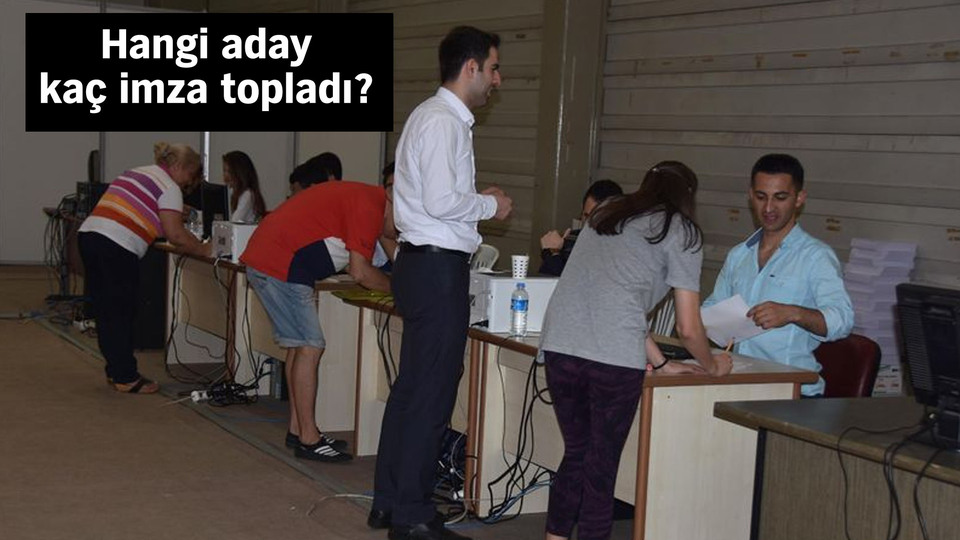 100 bin imzada son durum! 2 aday yeterli imzayı topladı