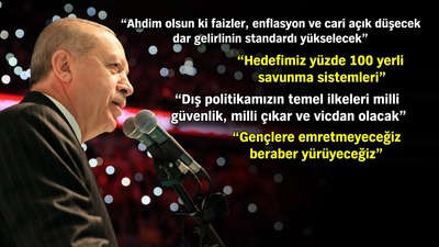 Seçim manifestosunda özgürlük ve adalet vurgusu