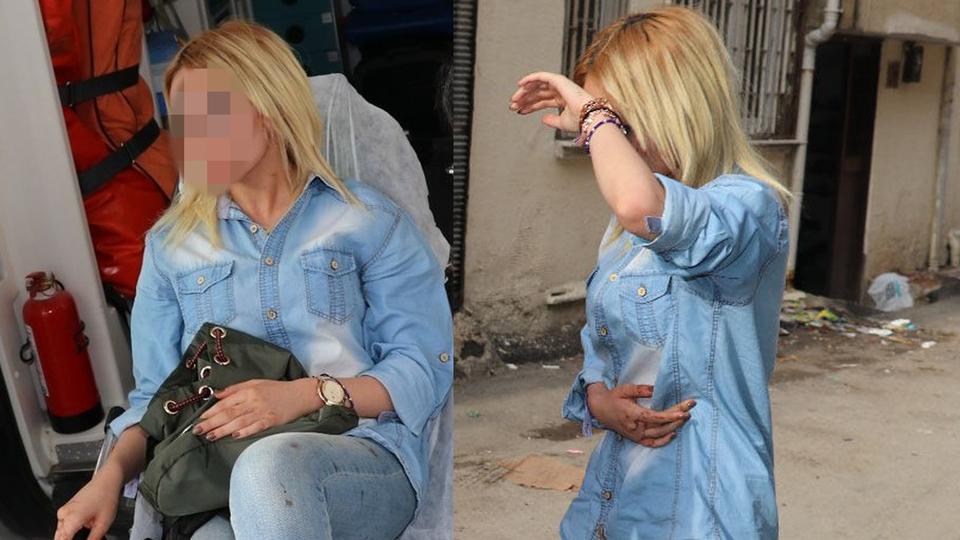 Balkona çıkıp bağırdı! Vatandaşlar telefona sarıldı