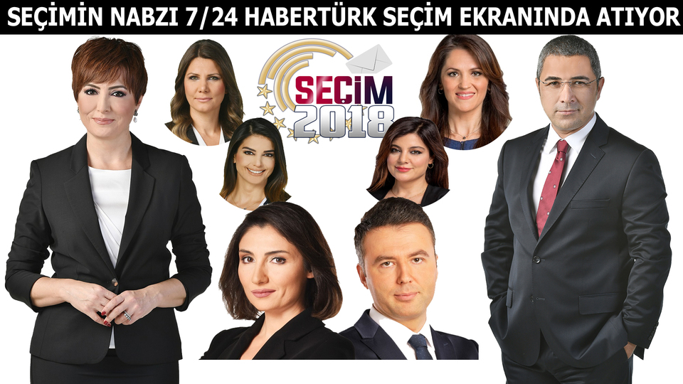 Seçimin nabzı Habertürk seçim ekranında!