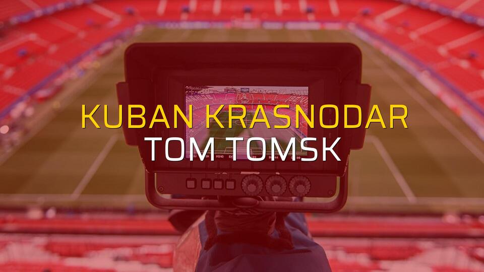 Kuban Krasnodar - Tom Tomsk rakamlar