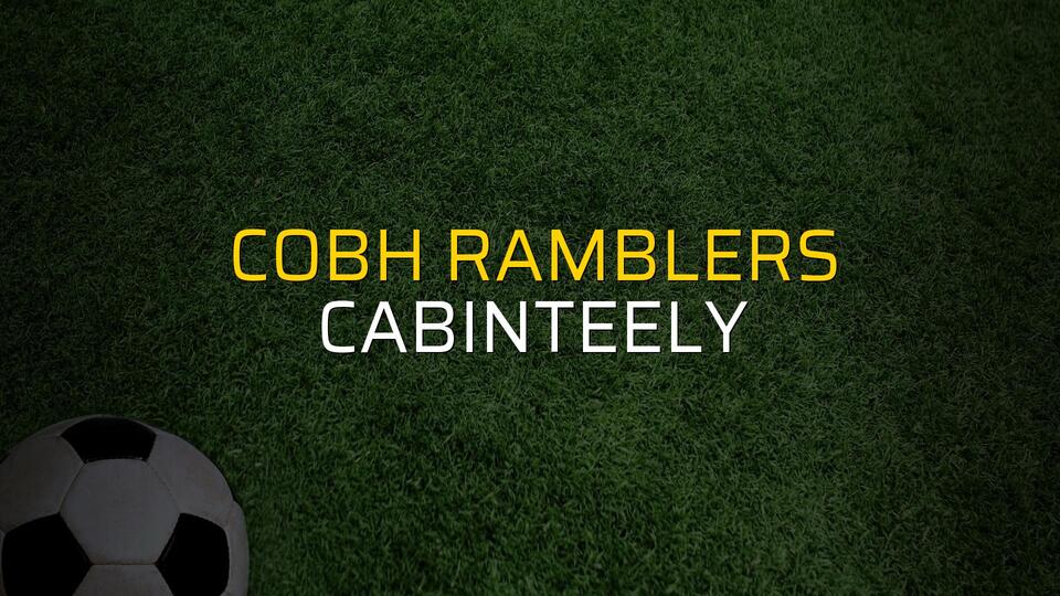 Cobh Ramblers - Cabinteely sahaya çıkıyor