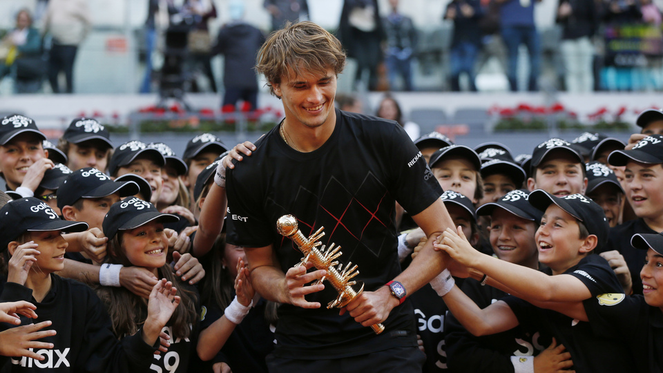 Madrid'te zafer Zverev'in