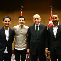 Erdoğan, Premier Lig yıldızlarını kabul etti