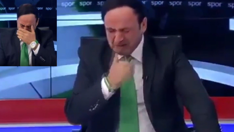 Canlı yayında hüngür hüngür ağladı...