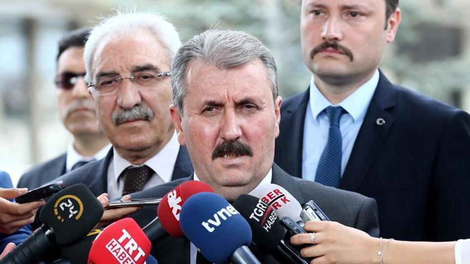 BBP Genel Başkanı Destici: Katliamları lanetliyoruz