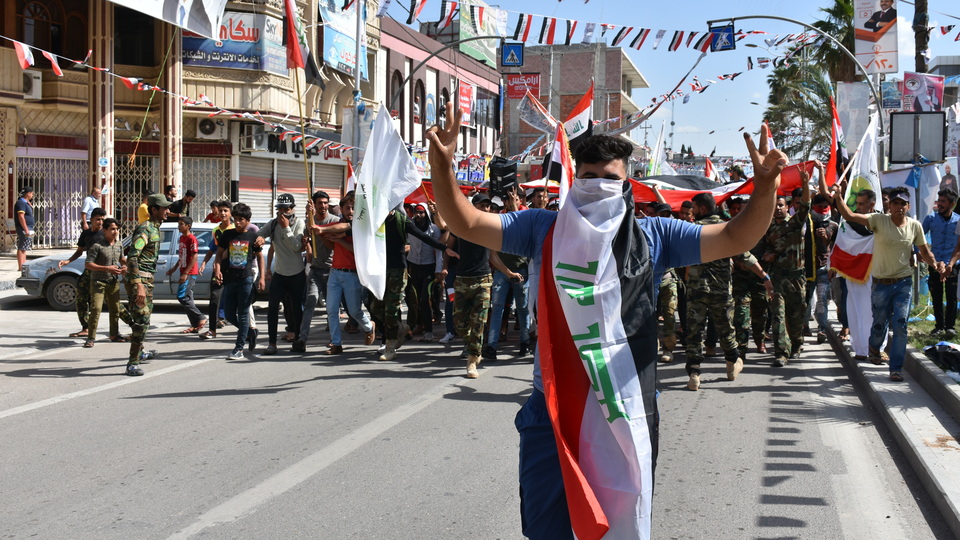 Kerkük'te seçimlerin ardından Türkmenler sokağa indi!