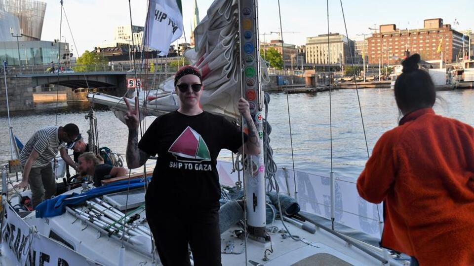 İsveçli ve Norveçli aktivistler tekneleriyle Gazze için yola çıktı