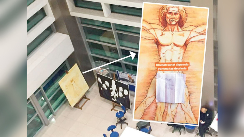 Üniversiteyi karıştıran yazı! 'Açmayın sıkıntı çıkıyor'