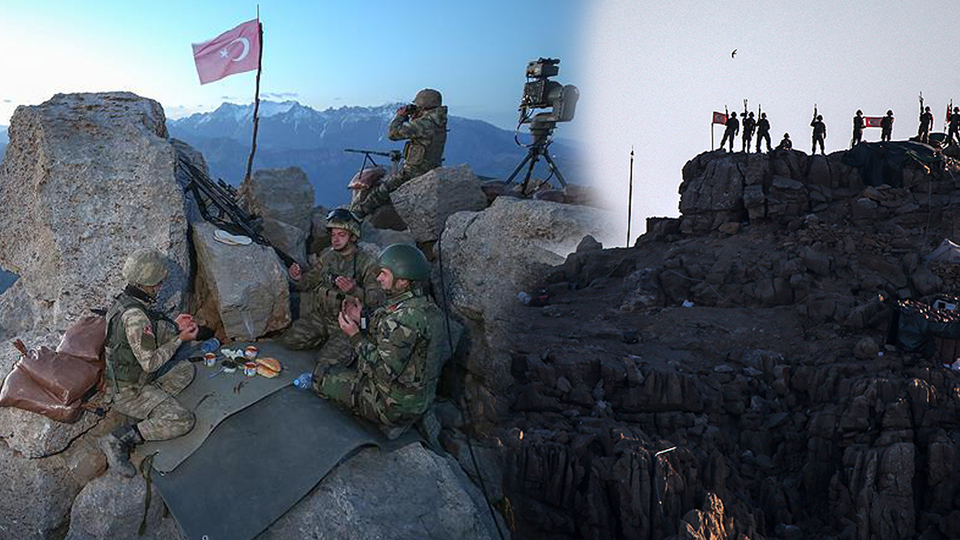 2 bin 400 rakımlı üst bölgesinde ilk iftar!