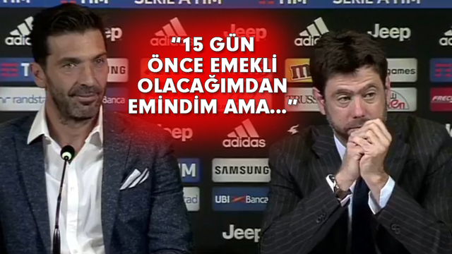 Gianluigi Buffon'dan veda