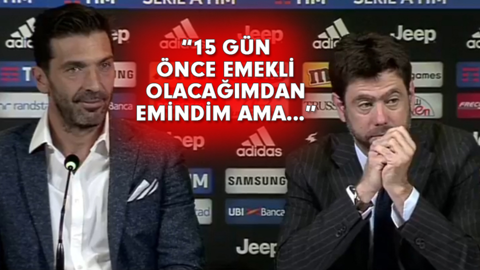 Gianluigi Buffon'dan veda