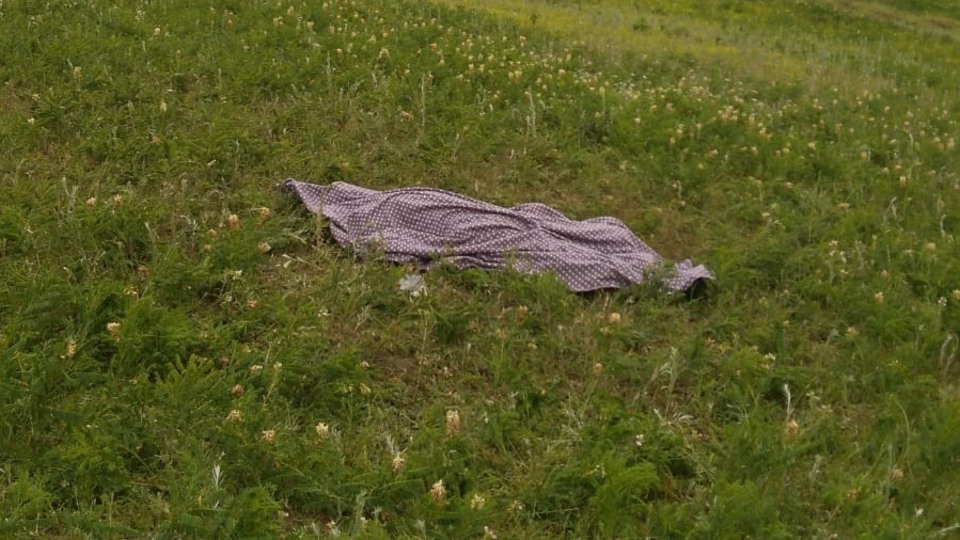 Tarlada çalışan çiftçinin üzerine yıldırım düştü