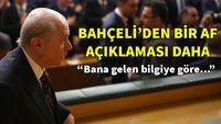 Bahçeli'den bir af açıklaması daha