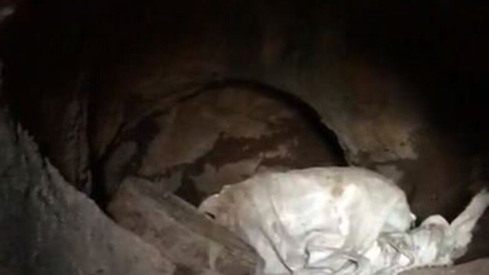 Patlayıcı dolu mağara imha edildi