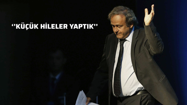 Platini'den tarihi itiraf!
