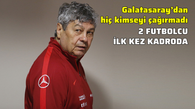 Milli Takım'da sürpriz kadro!