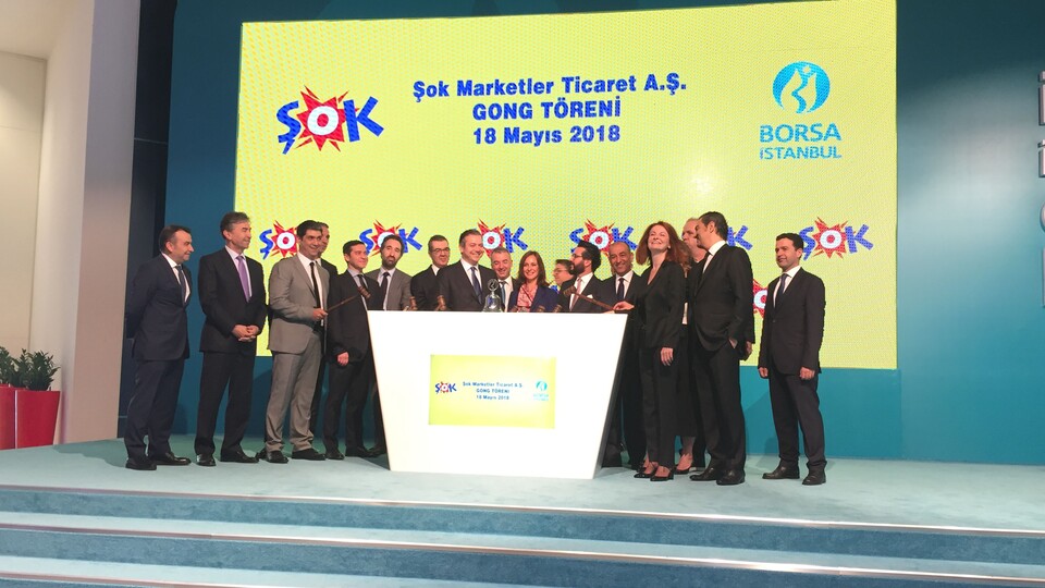 Borsa İstanbul'da Gong Şok Marketler için çaldı