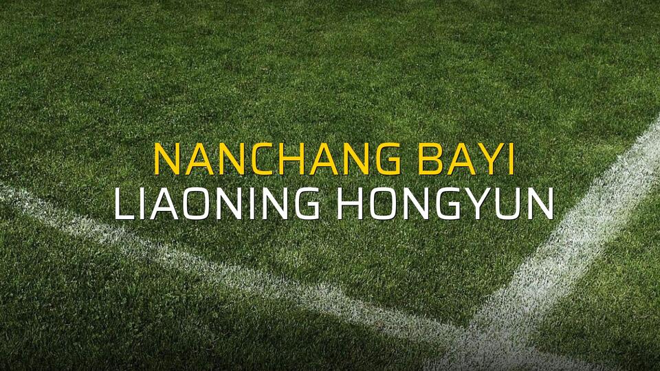 Nanchang Bayi - Liaoning Hongyun sahaya çıkıyor