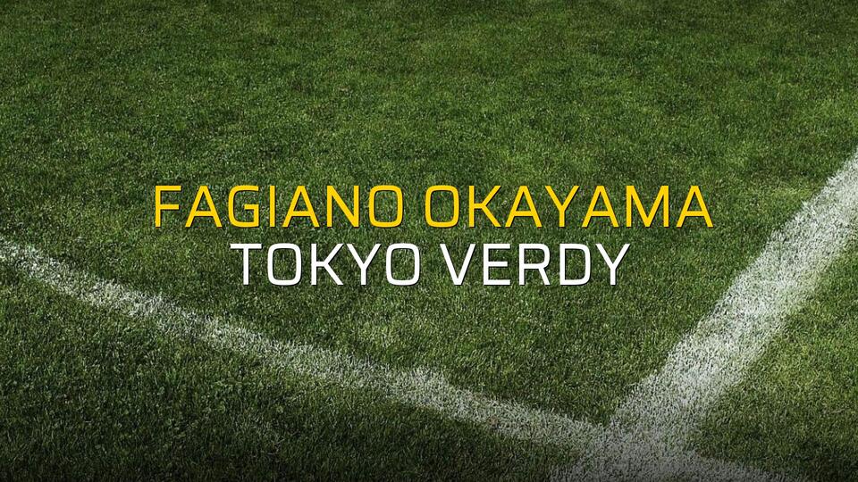 Fagiano Okayama - Tokyo Verdy maçı öncesi rakamlar
