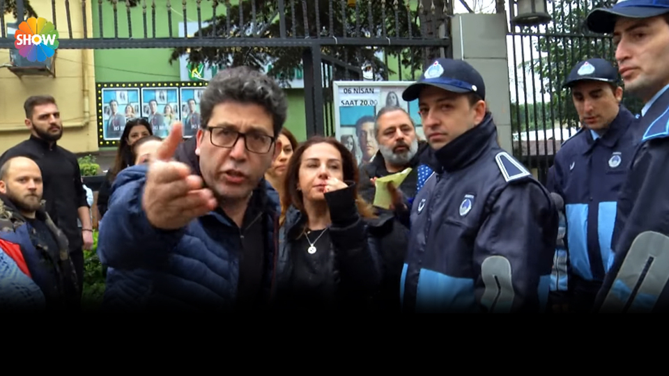 Ünlü oyuncunun gergin anları