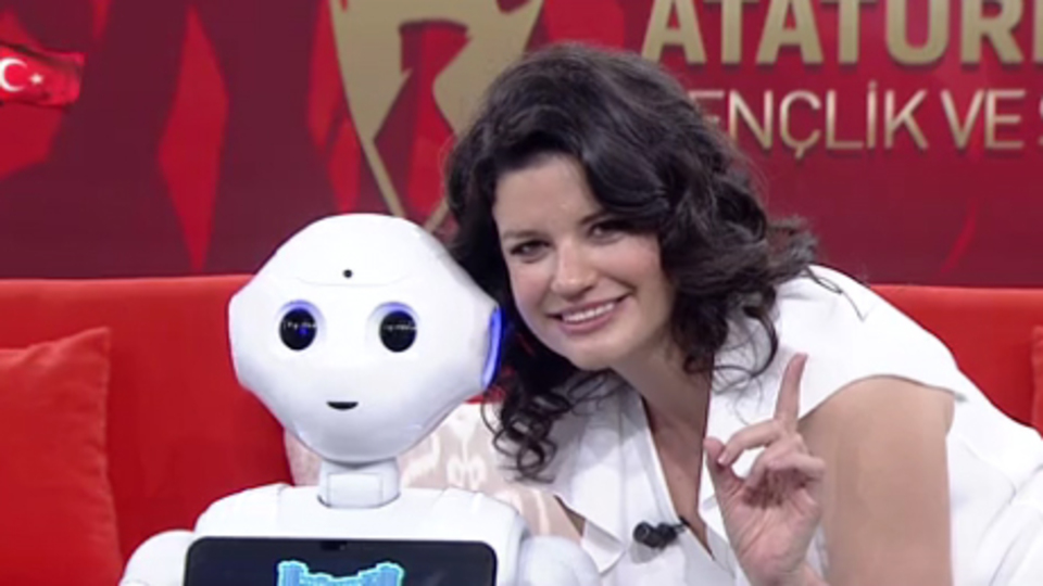 Robot Pepper Habertürk'te