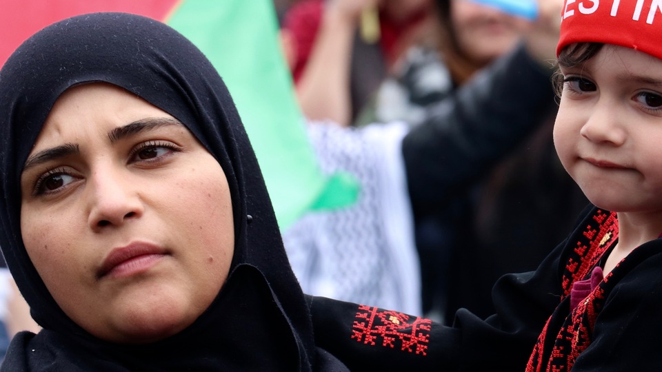 Hollanda'da Gazze protestosu