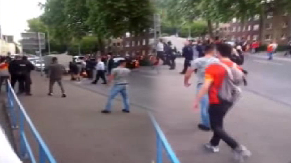 Galatasaraylı taraftar, Almanya'da saldırıya uğradı!