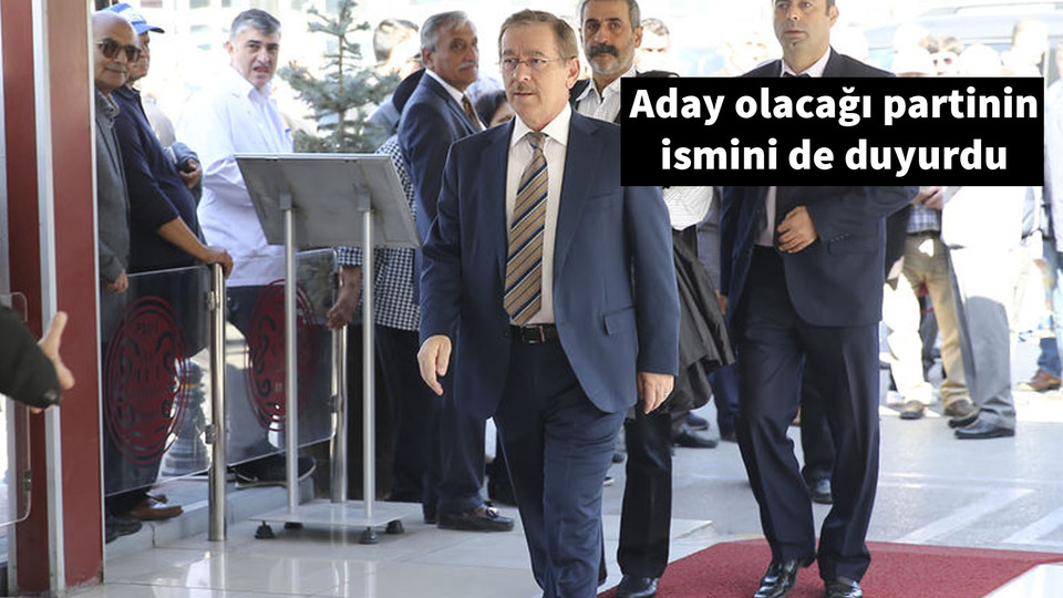 Abdüllatif Şener adaylığını açıkladı!