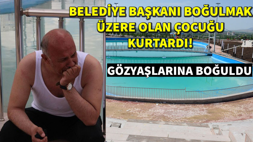 Belediye Başkanı boğulmak üzere olan çocuğu kurtardı