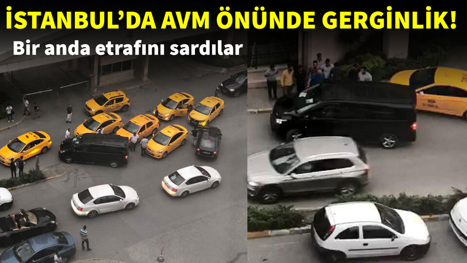 Esenyurt'ta AVM önünde gerginlik! Birden etrafını sardılar!