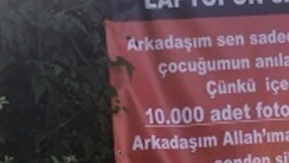 Laptopunu çalan hırsıza böyle seslendi